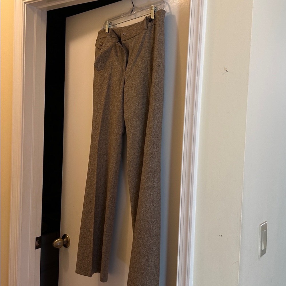 Ann Taylor Wool Slacks Light Brown